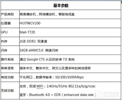 海美迪H1000播放器參數(shù) 足見江湖霸主地位